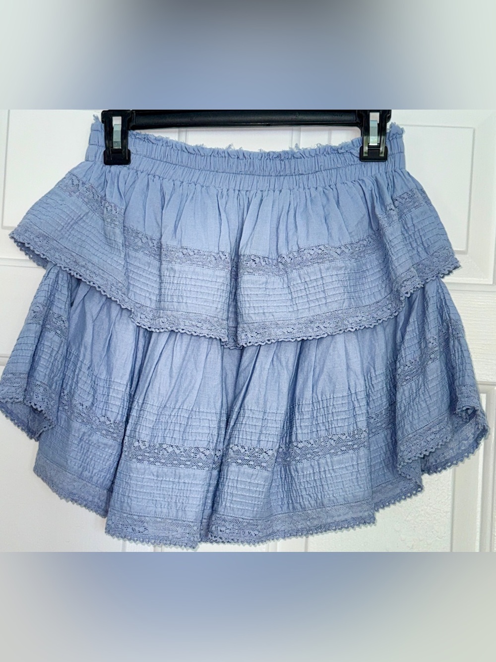 LoveShackFancy Heather Blue Ruffle Mini
Sz XS - Picture 4 of 6